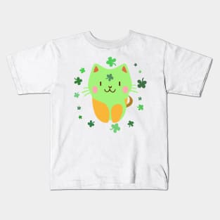 on St. Patrick’s Day bird bag Kids T-Shirt